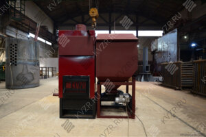 Твердотопливный промышленный котел отопительный