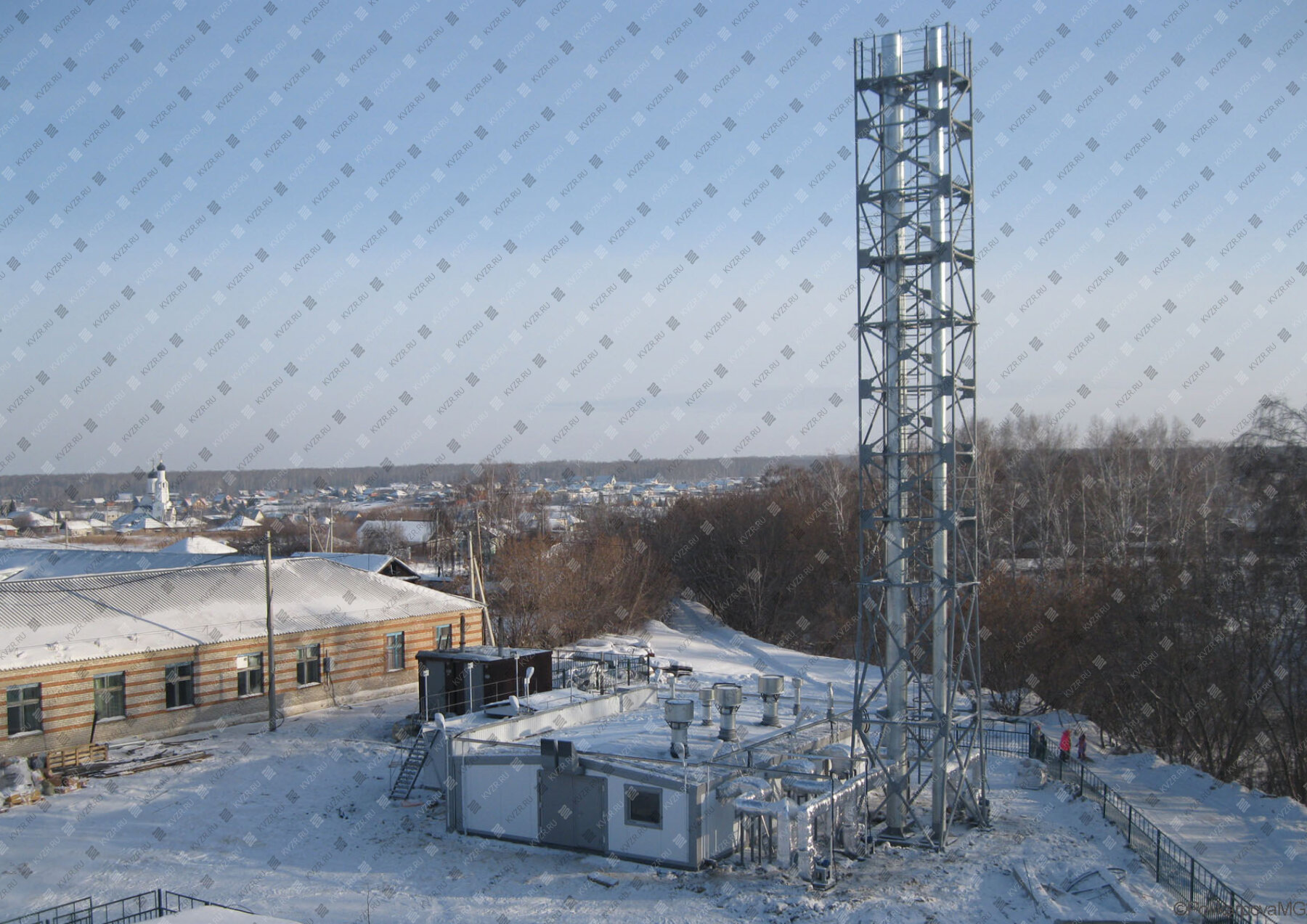 Модульная котельная на твердом топливе