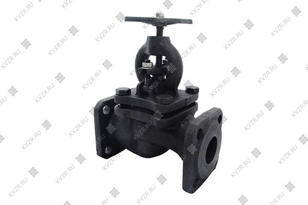 Вентиль фланцевый чугунный 15кч16п1 Д80 Ру25